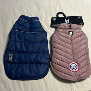 Dog Coats - Set of 2 (LL Bean and Silver Paw)